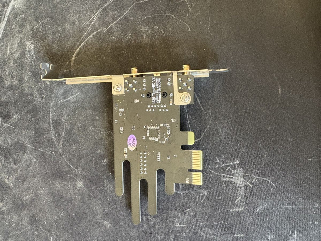 TimeNIC — PCIe I226 NIC with SMA Timing Ports and TCXO