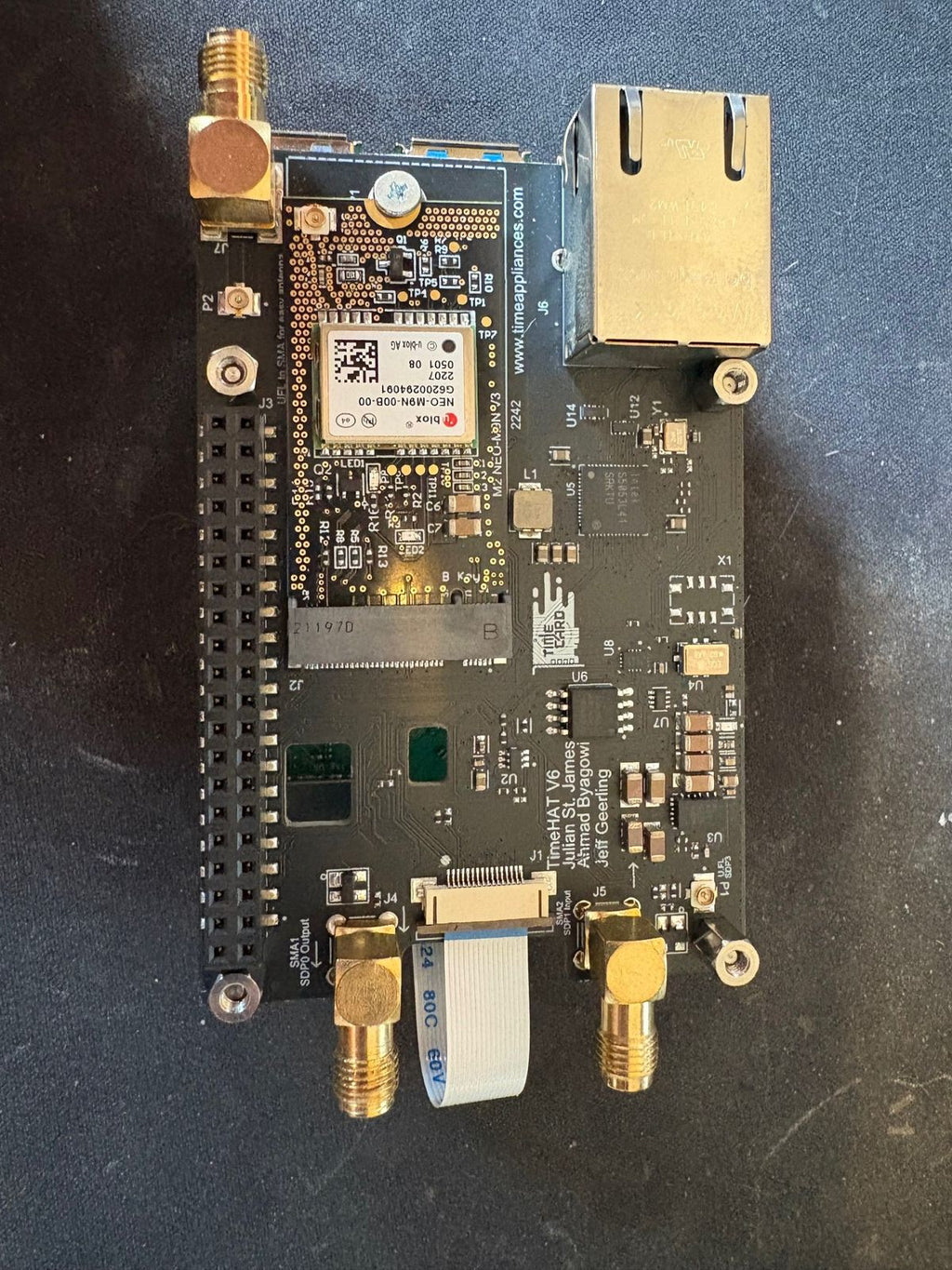 Raspberry Pi 5 PCIe HAT with I226 NIC (TimeHATv6)
