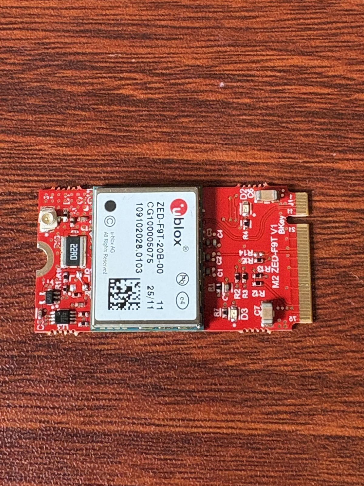 OCP M.2 ZED-F9T GNSS Module