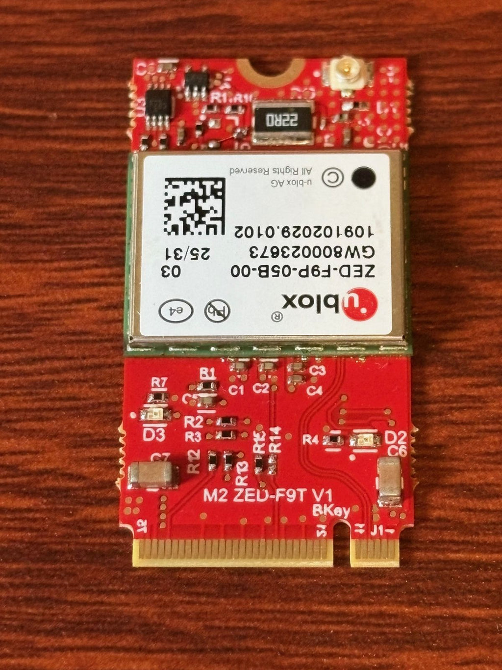 OCP M.2 ZED-F9P GNSS Module